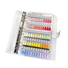 Efficient Nail Polishing Color Organizer with Removable Magnetic Tips and SelfAdhesive Labels for Easy Swatching