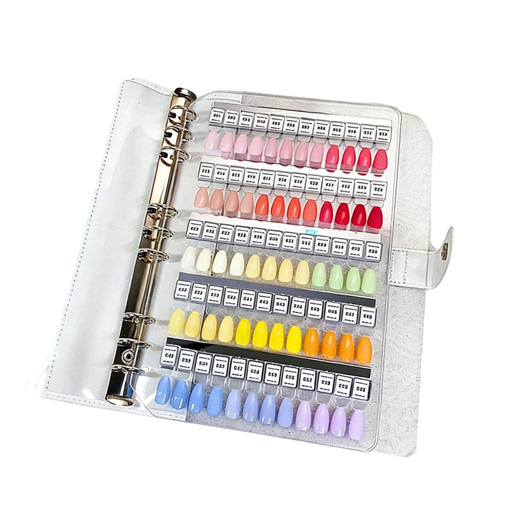 Efficient Nail Polishing Color Organizer with Removable Magnetic Tips and SelfAdhesive Labels for Easy Swatching
