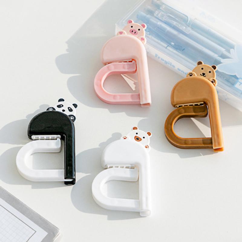 Travel Portable Plastic Bag Cute Animal Hook For Hanging Decorative Table Purse Bag Hooks Wall Hanger Holder Handbag Hanger