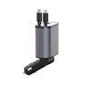 120W 4 v 1 Nabíječka do auta Zatahovací adaptér zapalovače cigaret do auta Kabel rychlé nabíječky USB typu C Pro IPhone Xiaomi Samsung