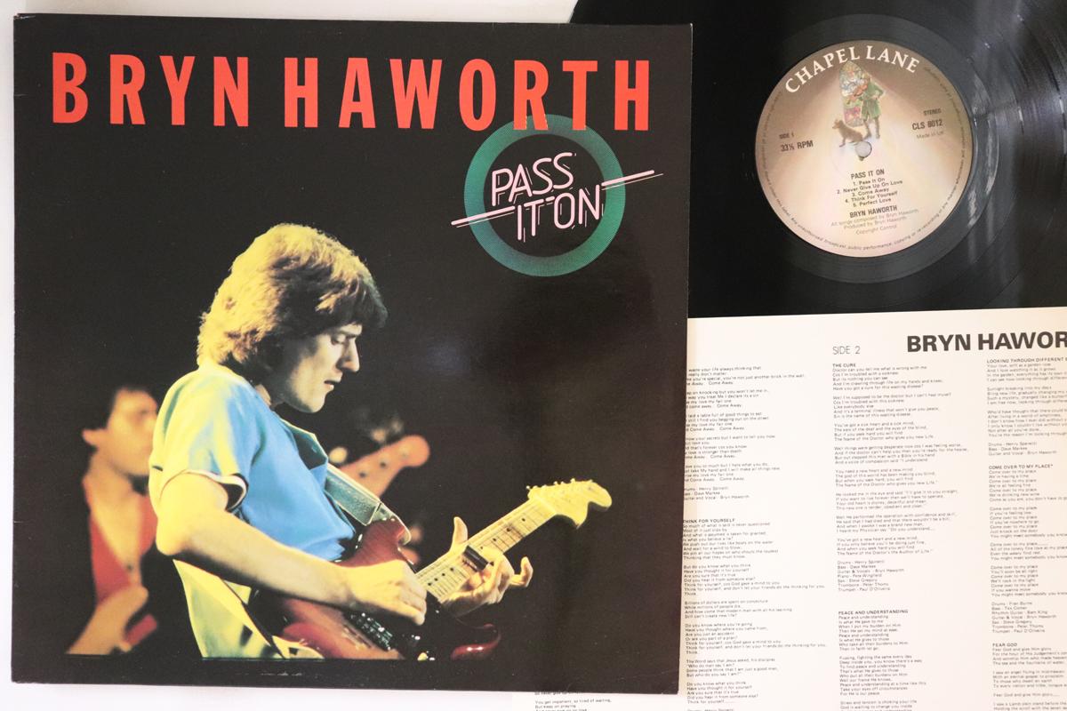

LP Record BRYN HAWORTH Pass It On CLS8012 CHAPEL LANE 1983 UK Rock Used