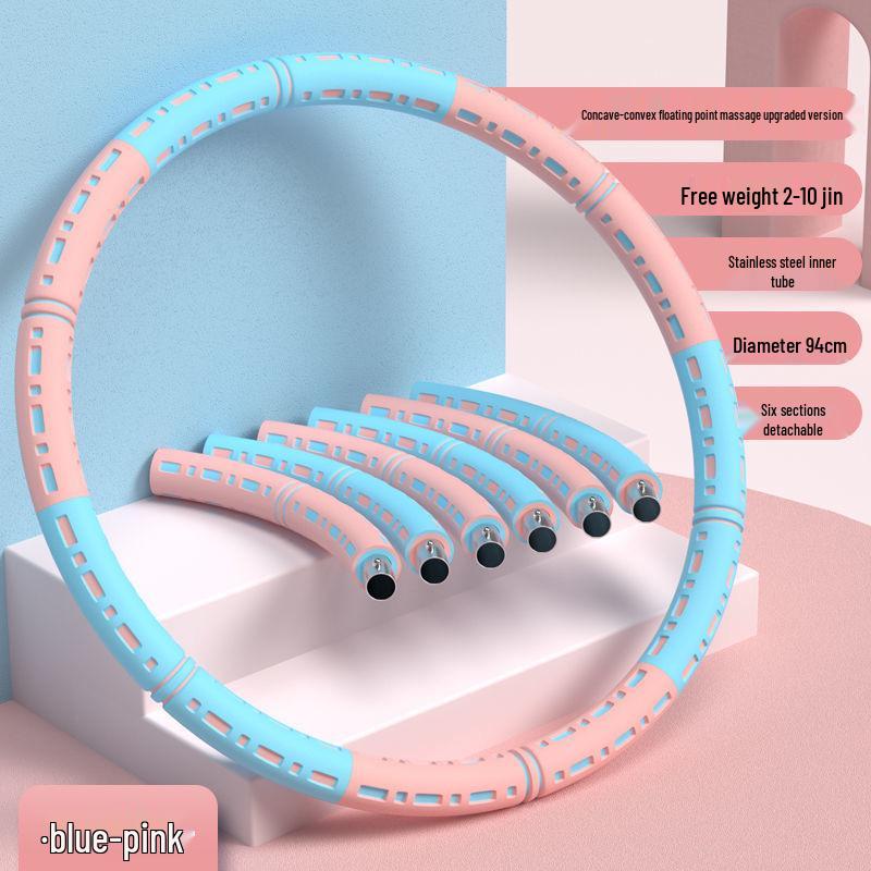 Gewichteter Abnehmbarer Hula Hoop für Fitness und Gewichtsverlust - Geeignet für Erwachsene und Kinder, Strafft den Bauch, Reduziert den Bauchumfang, Verbrennt Fett.