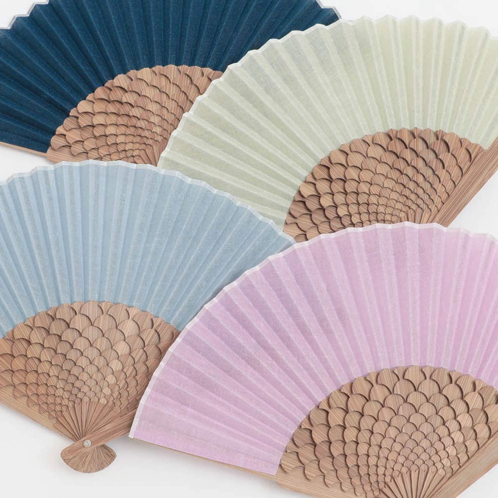 LOTUS Folding Day Stylish Fan Fan, Boxed, Mother's Gift, Design, Women's (Purple)