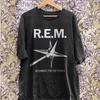 REM R.E.M. Koszulka Unisex Retro z Albumu Automatic For The People Rozmiary S-5XL