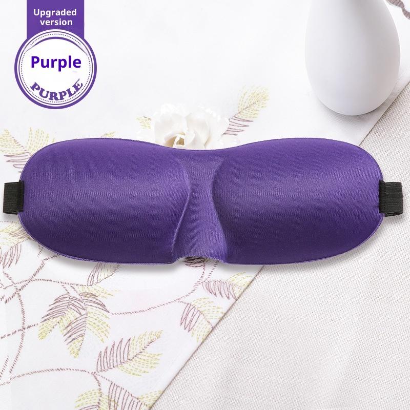 Custom Logo Comfortable Breathable 3D Contoured Foam Eyemask 100% Blackout Eye Mask for Sleeping with Adjustable Strap