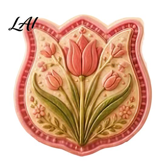 DIY Pastry Tools for Kids Spring Garden Mini Pie Mold Food-Grade Silicone Cookie Cutter Creative Baking Gifts Women Baking Fondant Clay Craft,