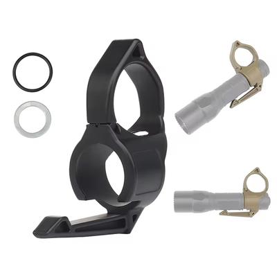 Zaklamp Ring Grip Antislip Vingerring Zaklamp Adapter Houder Compatibel Zakclip Multifunctioneel Tactische Vingerring