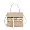 Large Capacity Lady Flap Handbag Fashion Vintage Korean Style Strap Shoulder Bag Cloth Niche Design Retro Bucket Bag Autumn