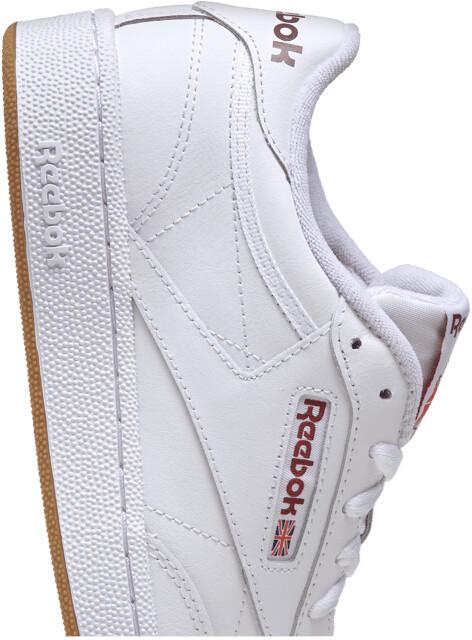 Кроссовки Reebok Club C 85 cloud white/classic burgundy/lee 3