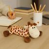 Trousse en Peluche - Girafe - 25 cm - Douceur - Fermeture Zippée - Idéale pour Enfants