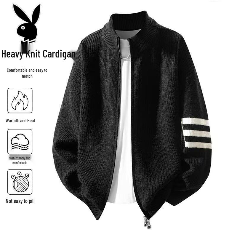 PLAYBOY Men's Autumn/Winter Knitted Cardigan