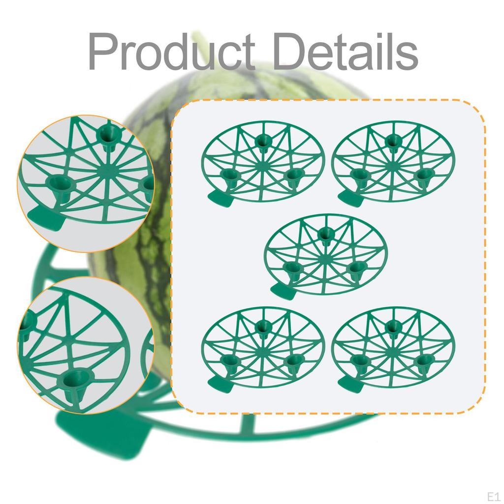5Pcs Melon Cradle Gardening Webbed Holder Plant Trellis Pumpkin Stand for Watermelon Squash