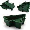 3D Silicone Christmas Baking Molds, Tree-Shaped Candy & Cake Pan, Non-Stick Pie Mould Tray, Compatible with Christmas Tree Decor (2-Pack)
