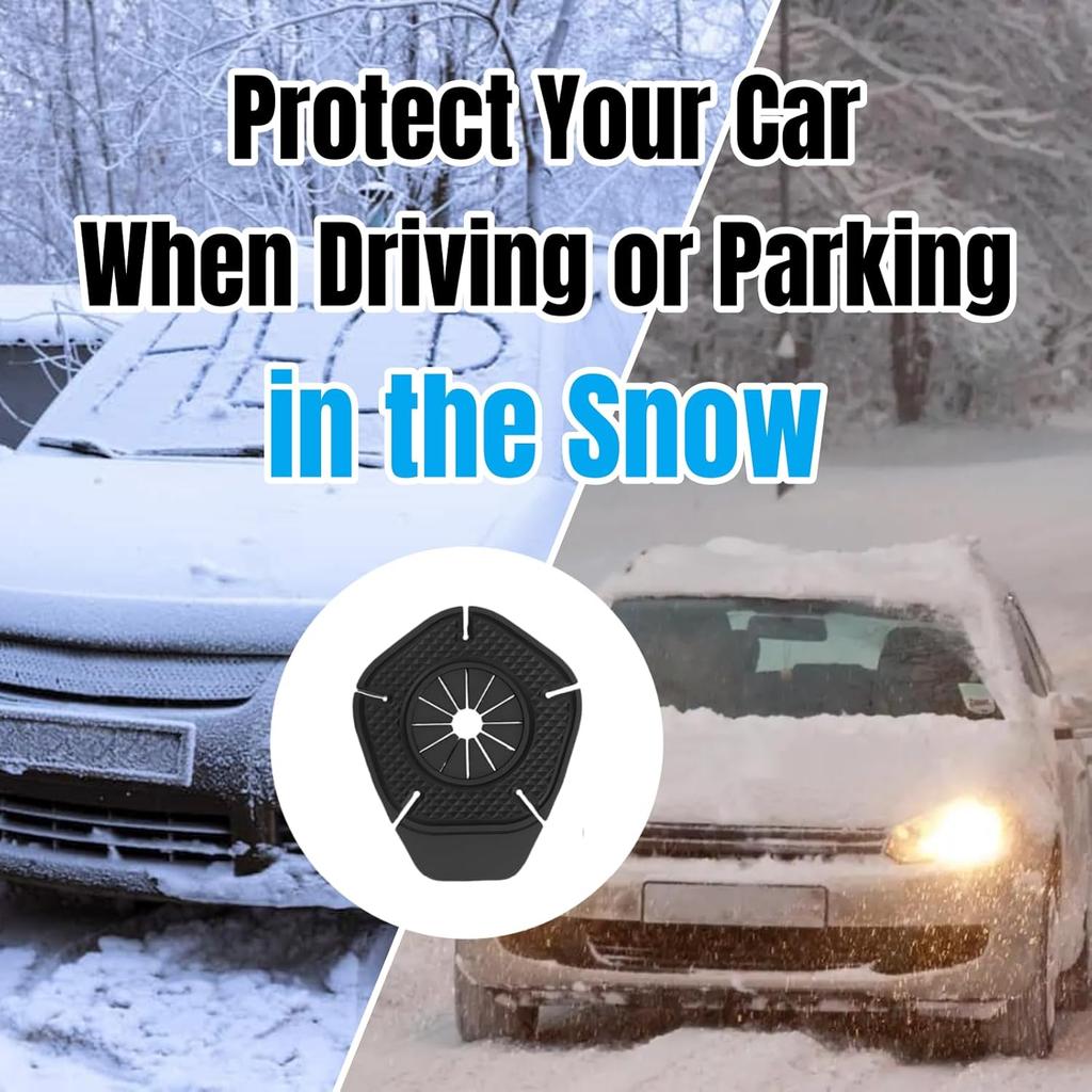 6 PCS Wiper Cover Silicon Wiper Hole Protective Cover Wiper Arm Hole Protector For Most Cars, SUVs, Trucks (Black)