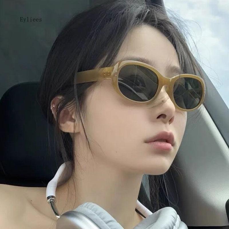 Retro Small Frame Polygon Cat Eyes Women Sunglasses Brand Designer Fashion Cheetah Decoration Ladies Sun Glasses UV400