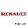Car Emblem Badge Stickers For Renault Trafic Duster Megane 2 3 4 Clio Duster Fluence H Logan Captur Arkana Laguna MK4 Zoe RS