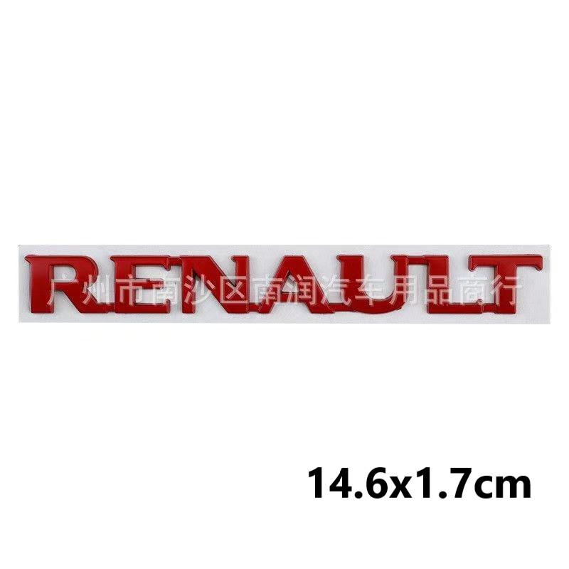 Car Emblem Badge Stickers For Renault Trafic Duster Megane 2 3 4 Clio Duster Fluence H Logan Captur Arkana Laguna MK4 Zoe RS
