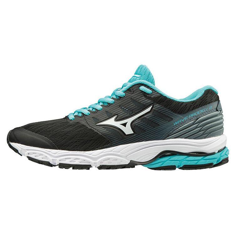 

Mizuno Wave Prodigy 2 Low Top Running Shoes Women Shoes Black Blue J1GD181016 36