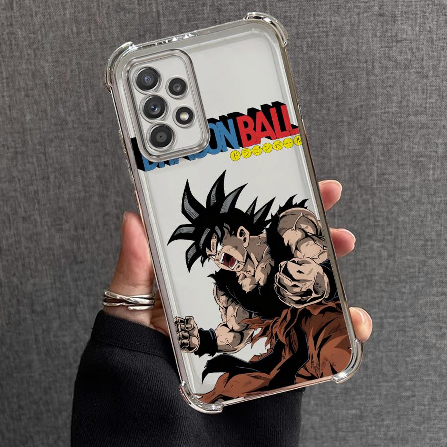 

Soft Cover Phone Case for Samsung Galaxy A15 A13 A52 A17 A33 A24 A16 A35 A36 A21s A26 A25 Cute cartoon anime Son Goku Galaxy A23