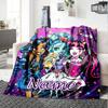 Customizable Monster High Draculaura4 Throw Blanket – Personalized Name, All-Season Cozy Snug Blanket, Machine Washable, Personalized Blanket