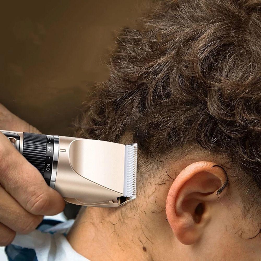 Low Noise Hair Trimmer USB Fast Charge USB Rechargeable Shaver  Beard Trimming