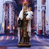 Sacred Virgin Marys Figurine With Infant Resin Virgin Marys Statue Holiday Decors For Home Mantels Desktop Centerpieces