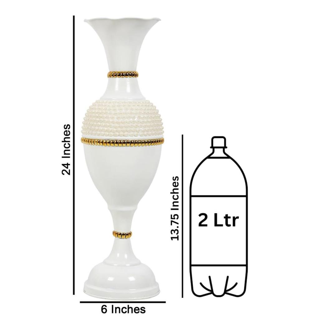 Flower Vase Big Size for Living Room Corner - 24 Inches Long