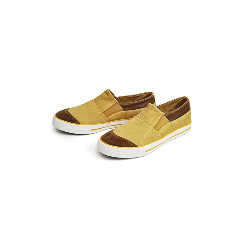 [Oceanus] Men's Slip-on Sneakers, Canvas Shoes