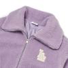 New MLB Mlb Base Logo Jacket Unisex Purple 3AJPF0216-07LDL
