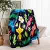 1 manta con diseño de estampado Pikmin, manta ligera para sofá, cama - Suave y cálida, regalo para todas las estaciones como Navidad, Halloween