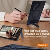 UYUXIO Magnetischer Handy-Ständer Handyhülle für Samsung Galaxy S26 S25 S24 S23 Ultra Plus S22 Mattes Handy-Cover mit Ständer