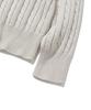 Knitted Cable Two-Way Zip-Up Cardigan Swiss