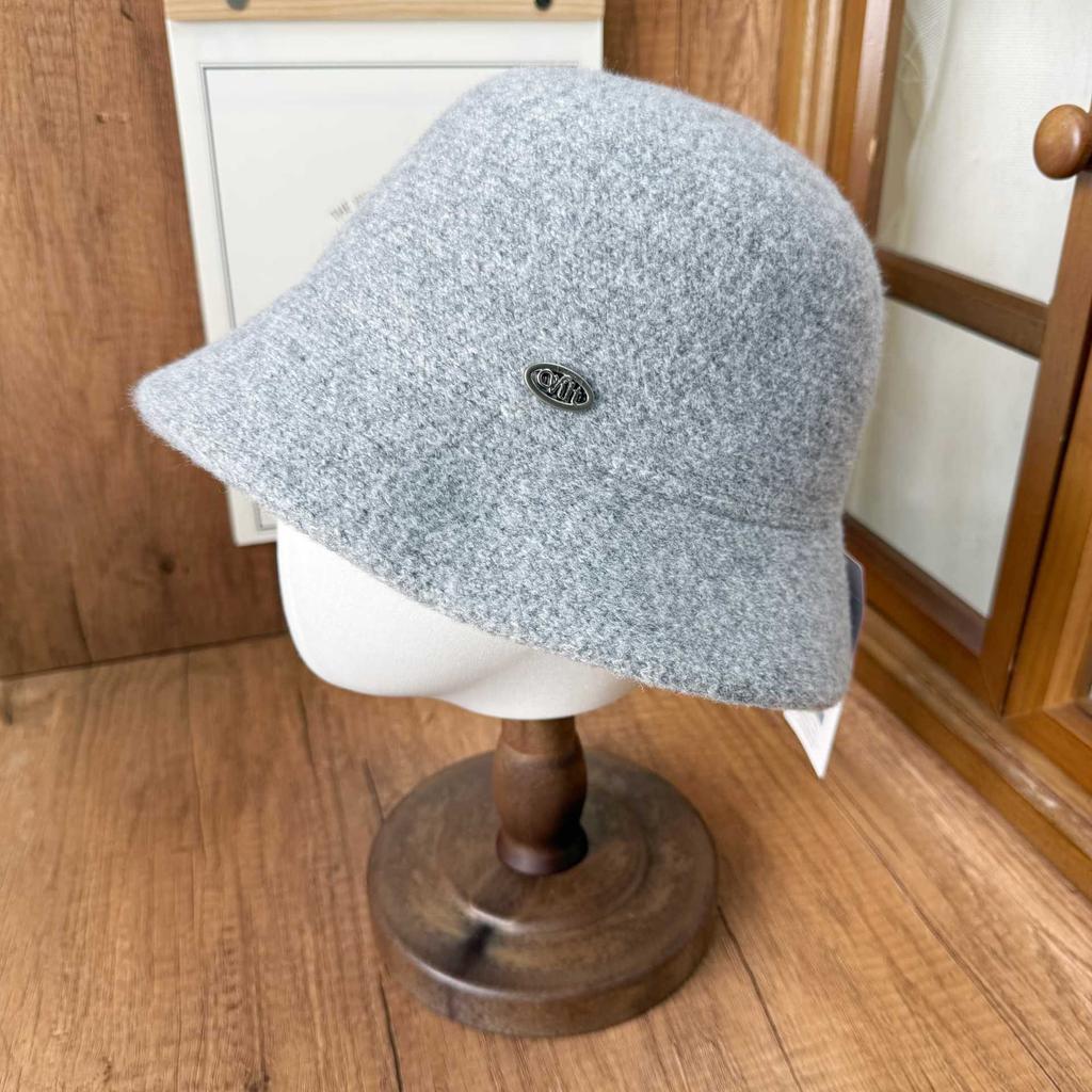 New Autumn and Winter Texture Bucket Hat, Women's Woolen Fabric Bucket Hat, Small Commuter Basin Hat