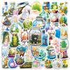 50PCS Cute Small Animal In The Bottles World Waterproof Graffiti Stickers for Helmet Bicycle Hand Account Pencil Case Decals