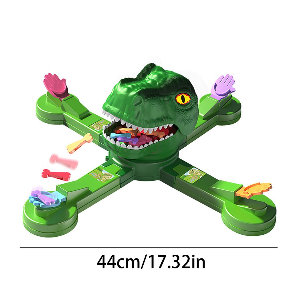 Elektrisches Dinosaurier-Abenteuer Spaß Dinosaurier-Projektion Fütterung Knochenfresser-Spiel Freizeit Mehrspieler Interaktives Puzzle-Spielzeug