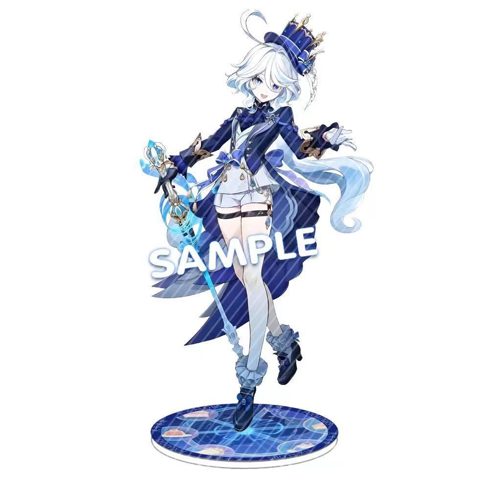 Genshin lmpact Anime Figure Varka Acrylic Stand Lauma Flins Aino Ineffa Model Plate 1pc Desk Decor Standing Sign Game Fans Durable Gifts