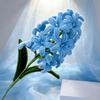 Finished Pipe Cleaner Hyacinth Flower Handmade Artificial Flower Craft for Valentine's Day Wedding Living Room Home Table Decor