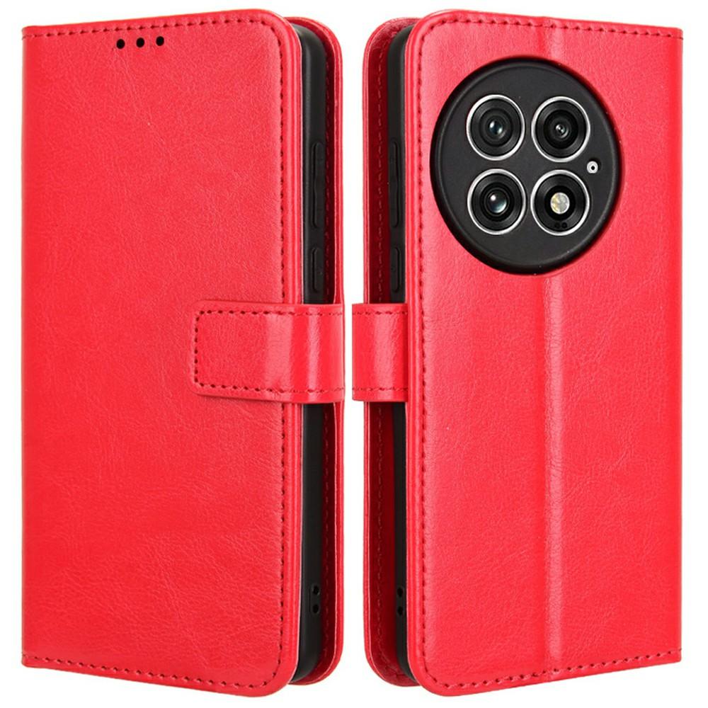 For OnePlus 13 Case Crazy Horse Texture PU Leather Phone Wallet Cover