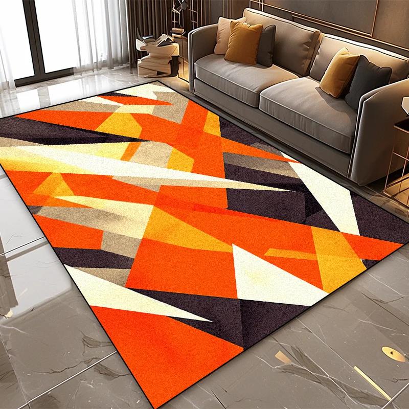 Modern Geometrisch Abstrakt Weicher Wohnzimmerteppich Schlafzimmerdekoration Leicht zu Reinigende Teppiche 140x200 Freizeitbereich Teetisch Fußmatten