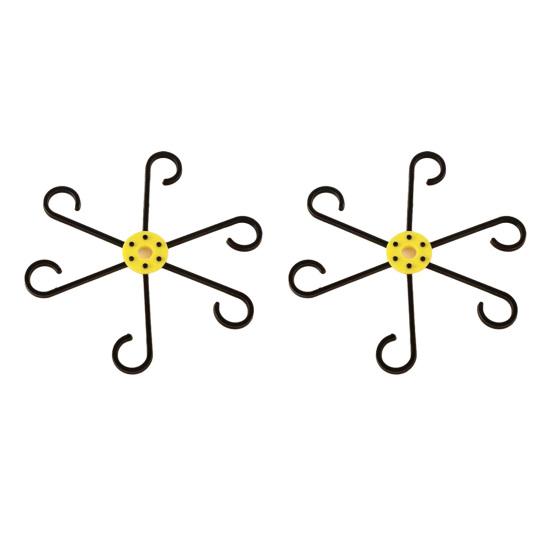 1/2/3 Pièces Support Pliant pour Plantes Support Réglable pour Plantes Grimpantes Support Réutilisable pour Tige Élastique Favorisant la Croissance Verticale Cadre de Plante de Jardin