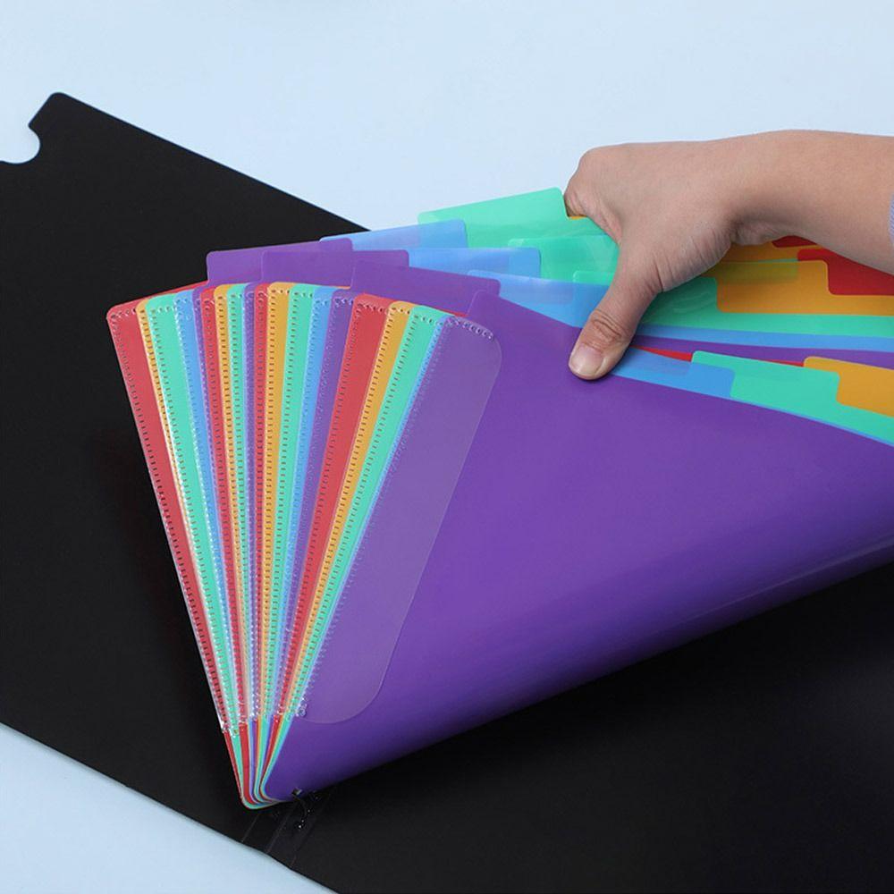 Flexible Music Score Folder 20Pages Music Clip Folder High-quality Stave Storage Holder