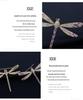 Elegant Dragonfly Brooch for Women - Gold-Plated, Zircon-Studded, Luxurious Accessory.