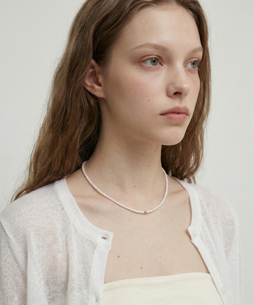 Lilykori Urban Beads Necklace (Ivory)