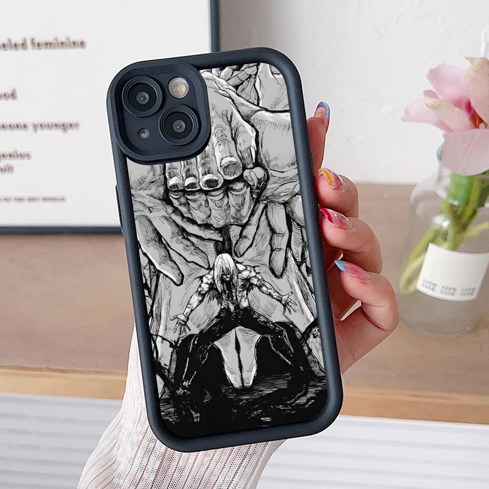 JJK Mahito Phone Case for iPhone 17 16 15 14 13 12 11 Air Pro Max Plus Black Soft TPU Shockproof Cover