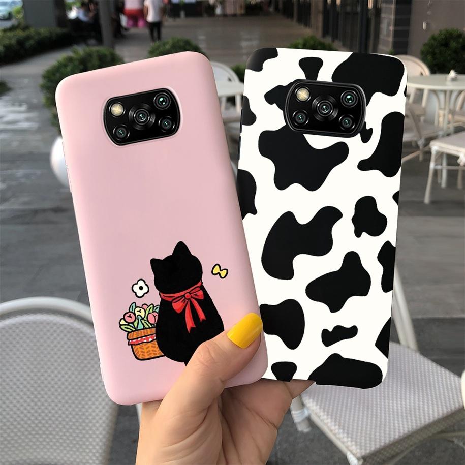 Poco X3 Pro Case Silicone Soft Phone Back Cover For Xiaomi Poco X3 NFC Popular Fundas For Xiomi Mi Poco X3 X 3 X3NFC X3Pro Coque