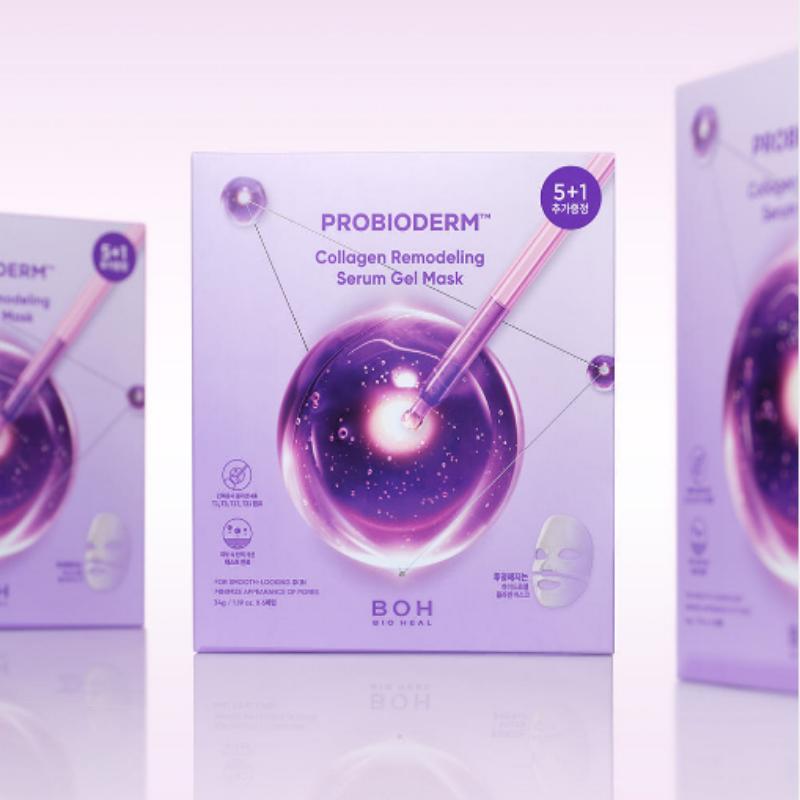 BIOHEAL BOH Probioderm Collagen Remodeling Serum Gel Mask 34g*6ea