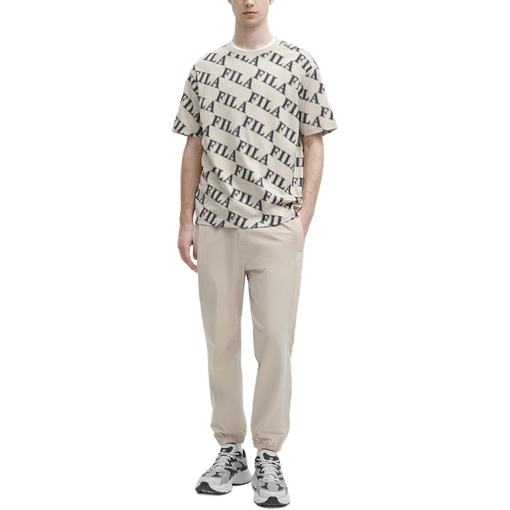 Fila Knitted Sweatpants Men's Milk Coffee F11M419804F-DK
