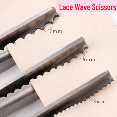 Serrated Triangle Lace Scissors: Handmade Hairdressing & Sewing Tool