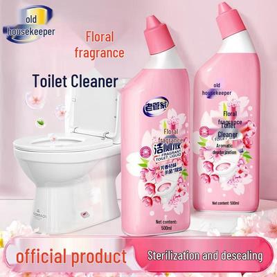 Limpiador Floral para Inodoro Old Butler: Detergente Líquido Fragante, Desodorante, Esterilizante, Desincrustante