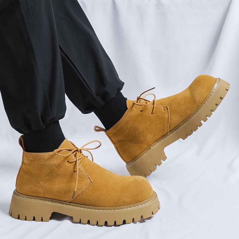 Мужская обувь на толстой подошве. Роскошные качественные трендовые модели. Для отдыха — фото 5